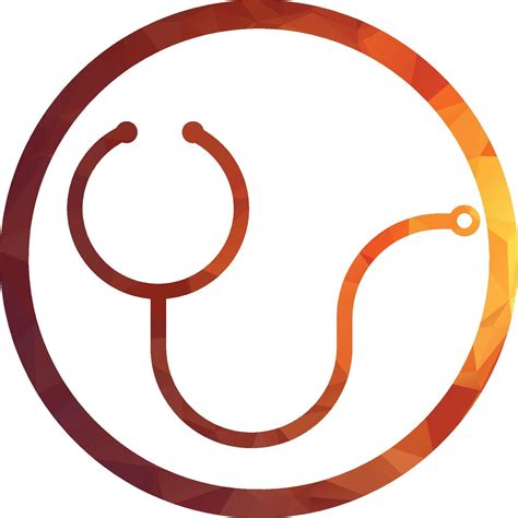 Health Consult Logo Design Template Stethoscope Isolated On Bubble