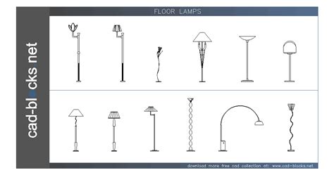 Floor Lamp Plan Cad Block Free Download : Plan Floor Lamp Dwg Download - Using our free online ...