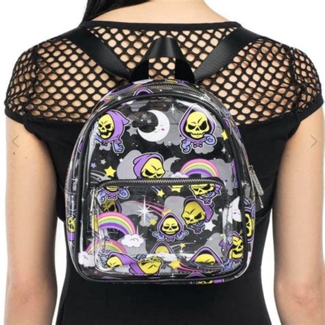 Killstar Bags Killstar Kawaii Skeletor Mini Backpack Hot Topic Widow Dollskill Sugar Thrillz