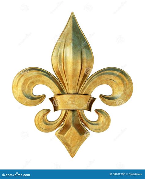 Fleur De Lis Image Stock Illustration Du Stylisé Iris 38202295