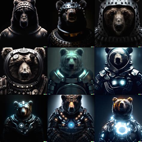 Armored Bears Throughout Time Dalle2 Mediasynthesis