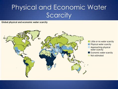 Ppt Water Scarcity Map Powerpoint Presentation Free Download Id