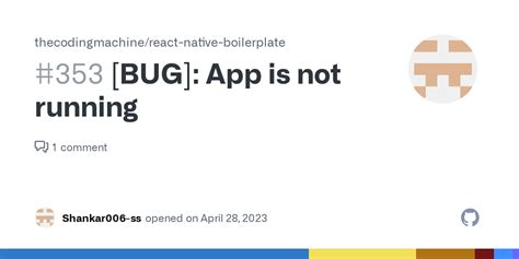 BUG App Is Not Running Issue 353 Thecodingmachine React Native