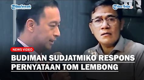 Budiman Sudjatmiko Respons Pernyataan Tom Lembong Terkait Tahun Bikin