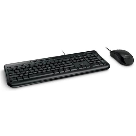 Microsoft Wired Desktop 600 Series Usb Keyboard And Mouse Combo Black Apb 00018 Au