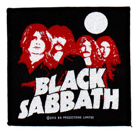 Download Black Sabbath Official Woven Patch Red Portraits Sew On Logo