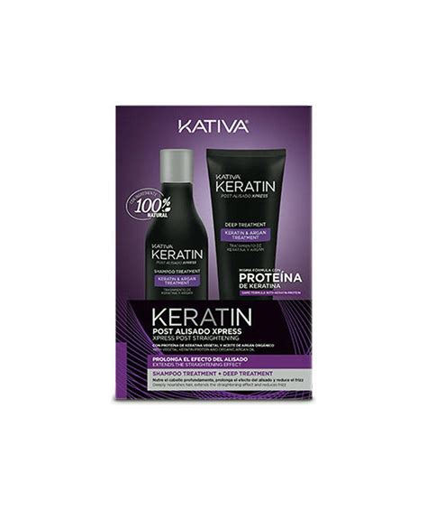 Trendy Kativa Keratin Kit Shampoo Treatment Post Brazilian Hair