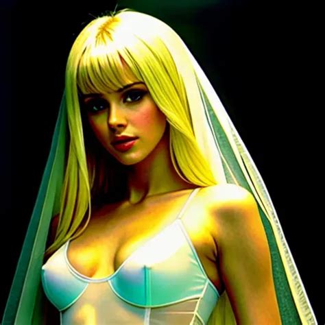 Dopamine Girl Blonde Woman In Translucent Clothing 7vzyoydXxaR