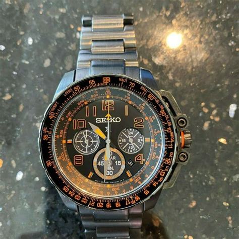 Seiko Prospex Flight Chronograph Solar Ssc277 Caliber V175 Please Read Watchcharts Marketplace