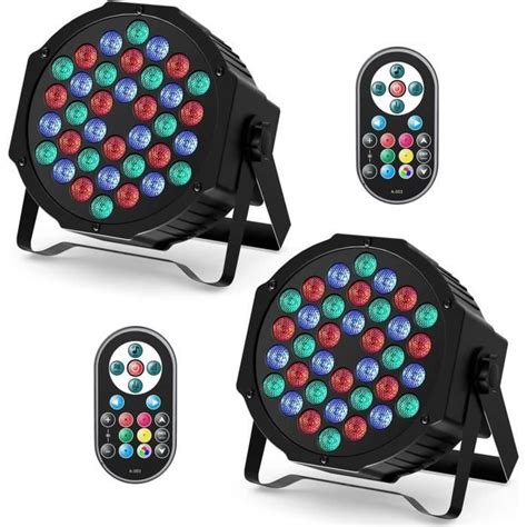 Lampe De Sc Ne Led Par Lumi Res Disco W Dmx Rgbw Avec T L Commande