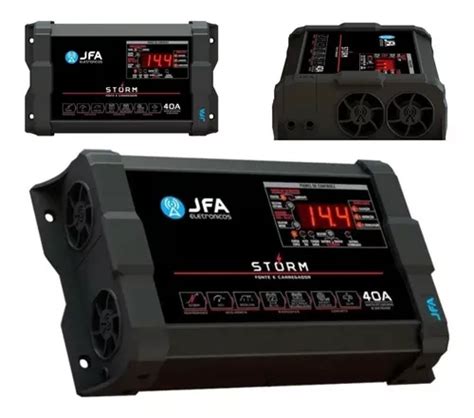 Jfa 36 A Slim Fonte Carregador Bateria Sistema Inteligente