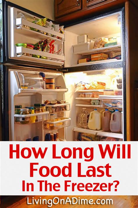 Freezer Guide How Long Will Food Keep In The Freezer