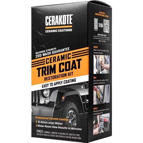 Cerakote Ceramic Trim Coat Plastic Trim Restorer Maximum Strength