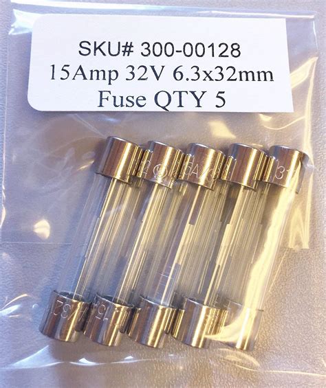 Bussmann Agc 15 R Agc Series Fuse Fast Acting 15 Amp 32v Glass Tube 1 4 X 1 1 4 Rohs