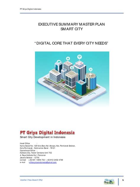 Master Plan Smart City | PDF