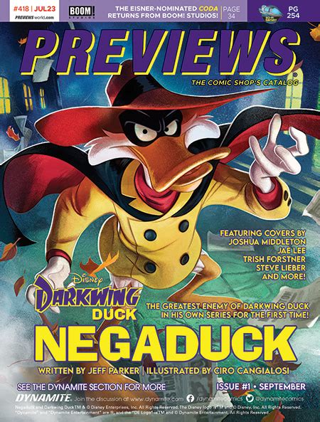 Sneak Previews It S All Things Darkwing Duck On July S Previews Covers