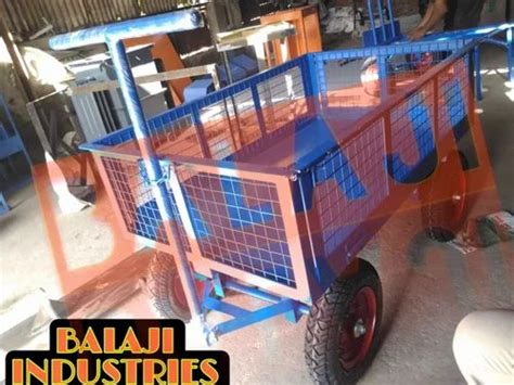 Balaji Manual Push Pull Type Platform Trucks Trolley Load Capacity