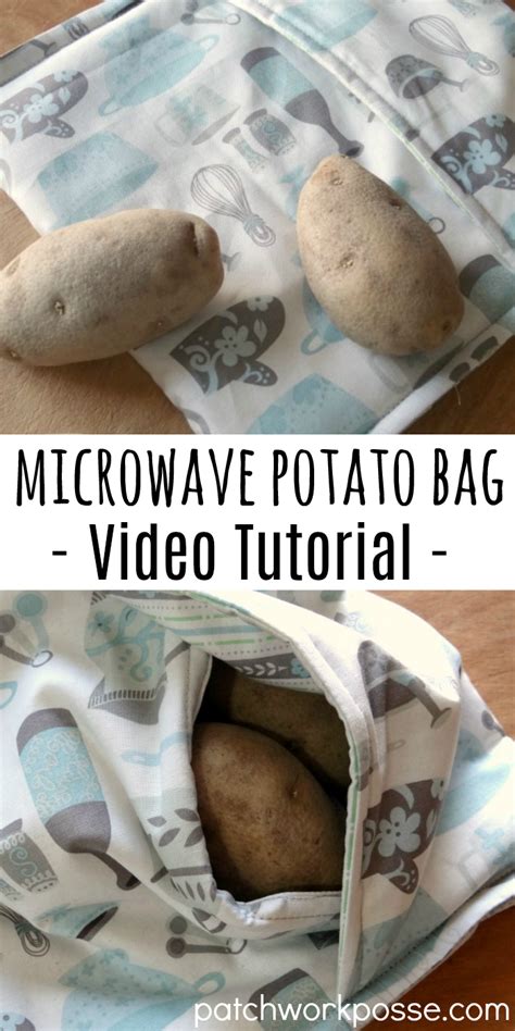 Baked Potato Microwave Bag With Video Tutorial Patchwork Posse