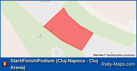 Karte Start Ziel Podium Cluj Napoca Cluj Arena Raliul Clujului