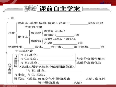 2012届高考化学一轮复习学案课件人教版：第4章 非金属及其化合物第3节 硫及其重要化合物word文档在线阅读与下载无忧文档