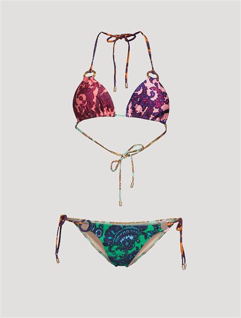 ZIMMERMANN Tiggy Bikini In Paisley Print Holt Renfrew