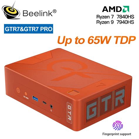 Beelink Gtr Pro Gaming Mini Pc Ryzen Hs At W Suporte Tdp