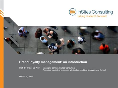 Brand Loyalty Management Ppt