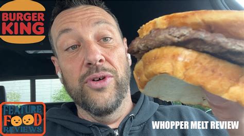 Burger King Whopper Melt Review Youtube