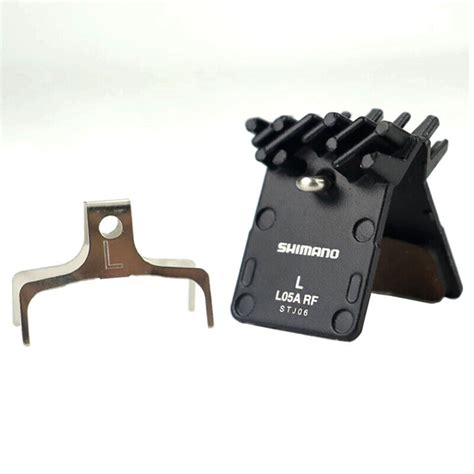 Shimano L05A RF Bike Disc Brake Resin Pads Cooling Fin Fit Dura Ace