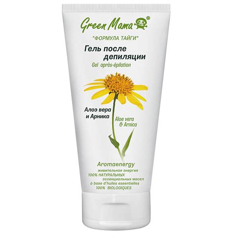 Средства после бритья GREEN MAMA Гель после депиляции Алоэ вера и ...