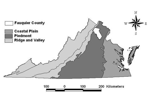 The Physiographic Provinces Of Virginia As They Pertain To This Study