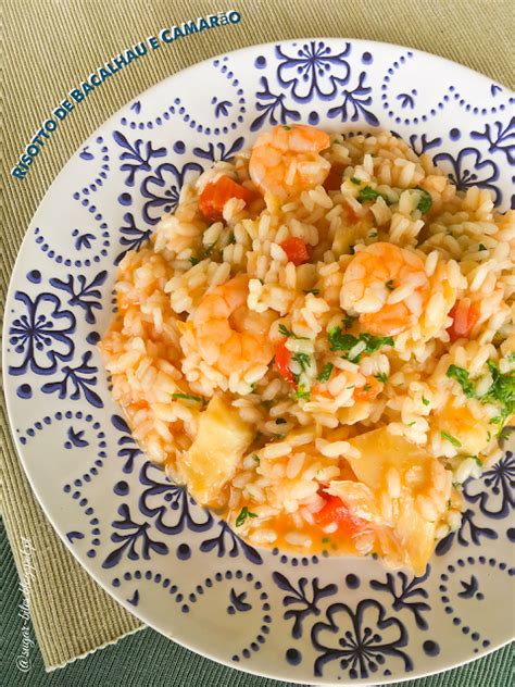 Sugar Bites Risotto De Bacalhau E Camar O