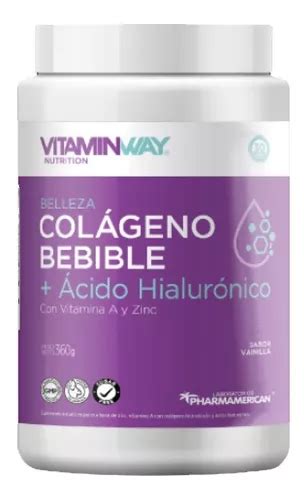 Colágeno Bebible Acido Hialurónico Por 360gr Vitamin Way