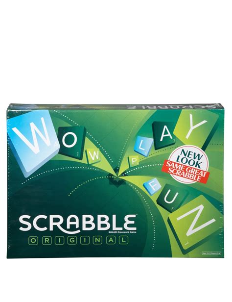 Scrabble Original Board Game 10 Yrs Scrabble Mands