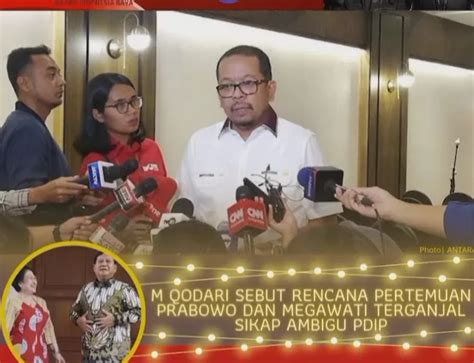 M Qodari Menilai Pertemuan Prabowo Dan Megawati Terbentur Sikap Ambigu