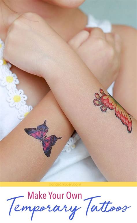 Homemade Temporary Tattoo Fake Tattoo Diy Homemade Tattoos Temporary