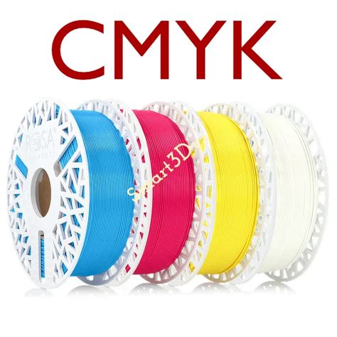 Filament ROSA3D PLA Starter SET LITHOPHANE CMYK 1 75 Mm 4x1