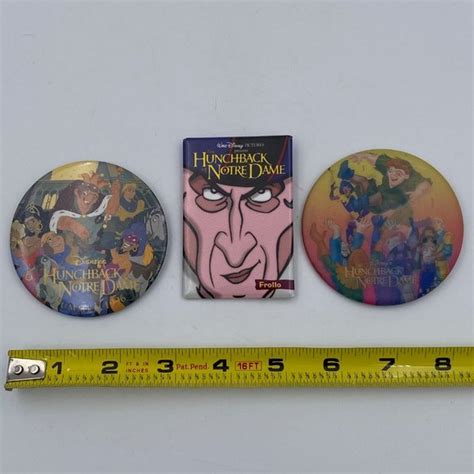 Disney Accessories Disney Hunchback Of Notre Dame Buttons