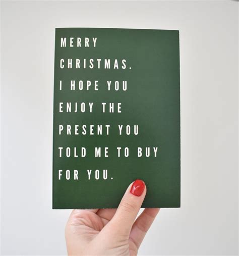 Funny Sarcastic Christmas Card, Funny Christmas Card For Friend ...