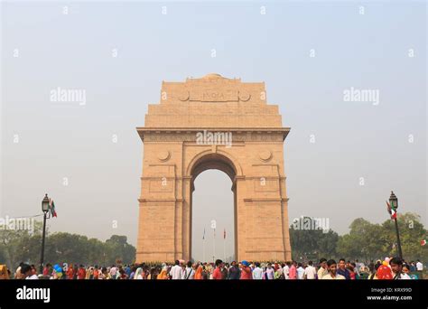 India Gate historical architecture New Delhi India Stock Photo - Alamy