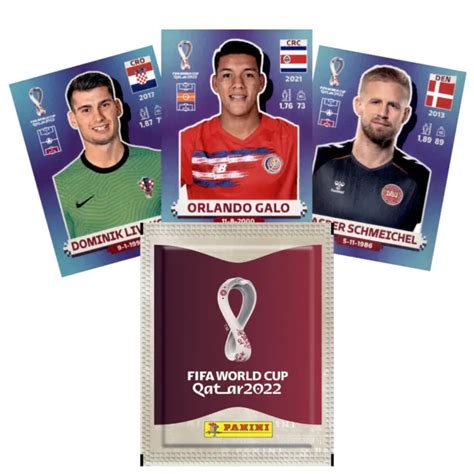 PANINI WORLD CUP WM Qatar 2022 Einzelsticker GER GHA IRN JPN KOR KSA