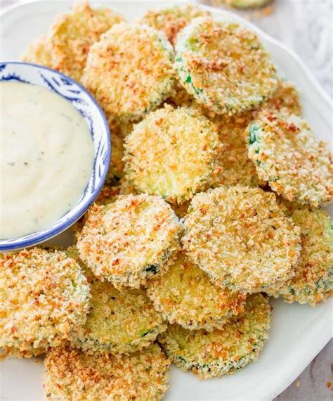 Baked Parmesan Zucchini Chips