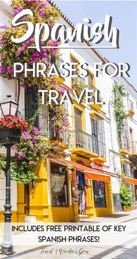 The Essential Spanish Phrases for Travel PDF | Spanish phrases travel, Spanish phrases, Travel ...