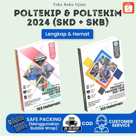 Jual Edisi Terbaru Buku POLTEKIP POLTEKIM 2024 SKD SKB Edisi