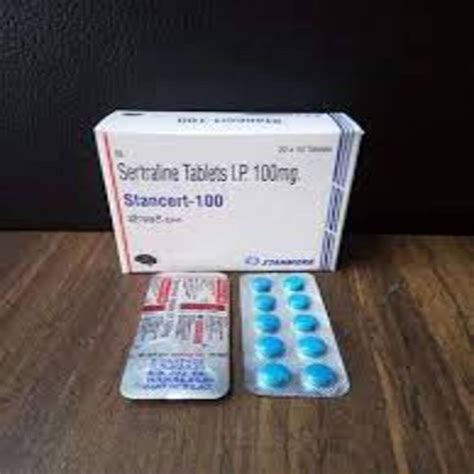 Sertraline 100 Mg Tablet Sun Pharmaceutical Industries Ltd 10x10 At