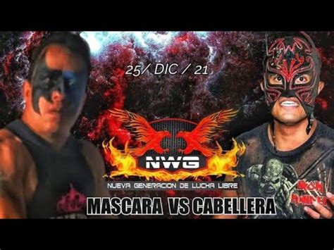 Máscara vs Cabellera Dark Pain contra Cañonero Jr Lucha Completa