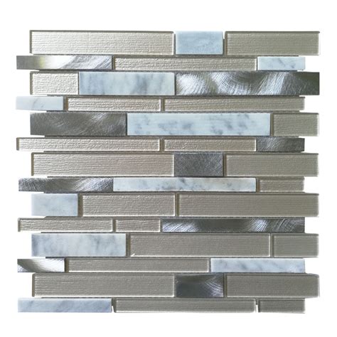 Art3d Glass Mosaic Tile for Kitchen Backsplash / Bathroom Backsplash (10 Pack)