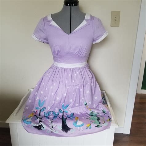 Disney Dresses Hot Topic Disney Alice In Wonderland Tea Party Dress Lavender Poshmark
