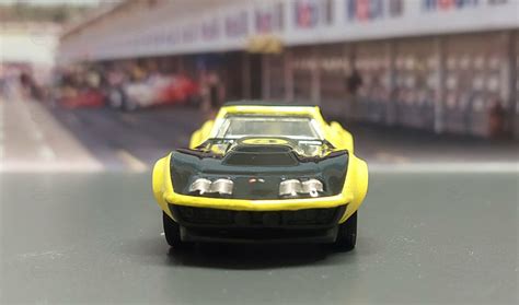 Chevrolet Corvette Stingray C3 COPO Modellauto Hot Wheels 1 64 In Gelb