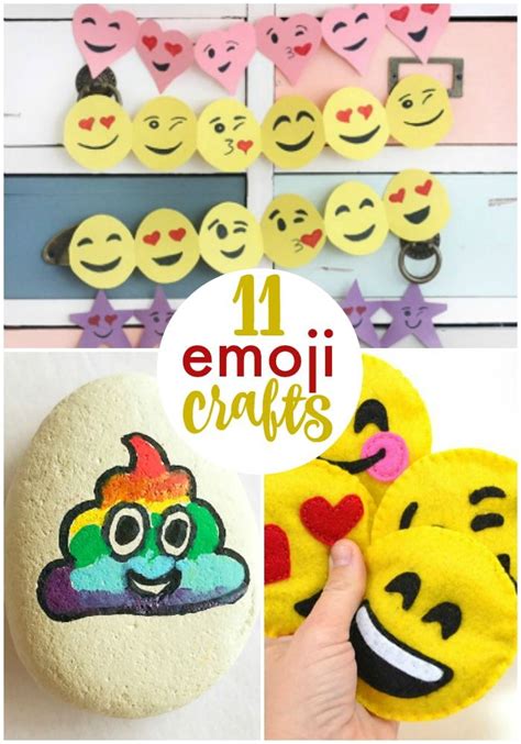 Diy Emoji Crafts For Kids And Adults Emoji Craft Crafts Arts And